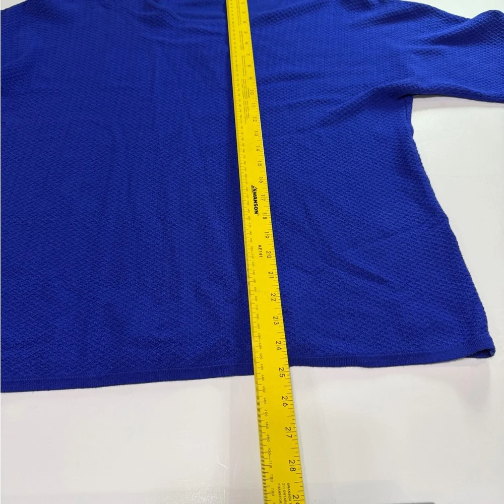 Chico's Vibrant Blue Knit Top - Picture 7 of 7